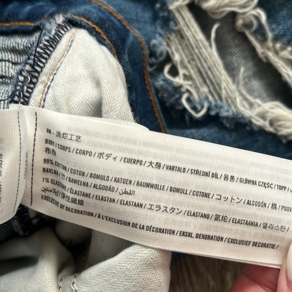 Abercrombie & Fitch high rise skinny jeans size 26 - Picture 4 of 5